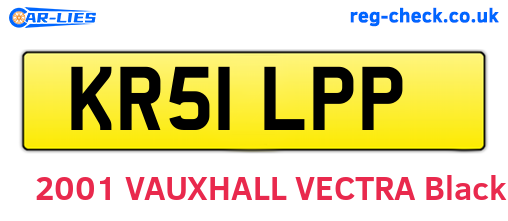 KR51LPP are the vehicle registration plates.