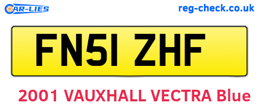 FN51ZHF are the vehicle registration plates.
