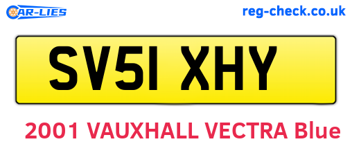 SV51XHY are the vehicle registration plates.
