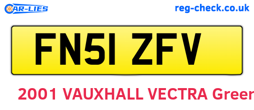 FN51ZFV are the vehicle registration plates.