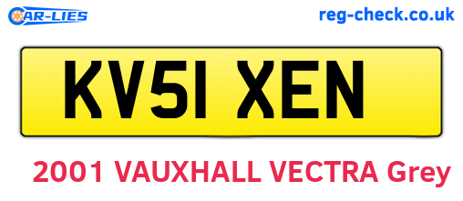 KV51XEN are the vehicle registration plates.