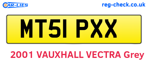 MT51PXX are the vehicle registration plates.