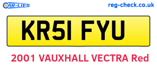 KR51FYU are the vehicle registration plates.