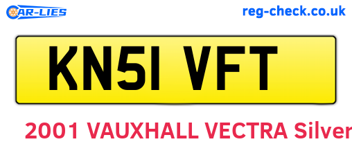 KN51VFT are the vehicle registration plates.