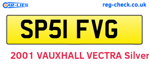 SP51FVG are the vehicle registration plates.