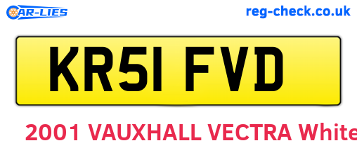 KR51FVD are the vehicle registration plates.