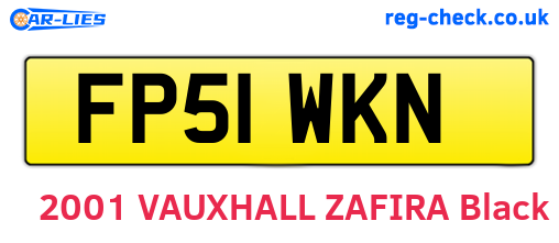 FP51WKN are the vehicle registration plates.