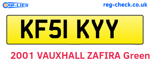 KF51KYY are the vehicle registration plates.