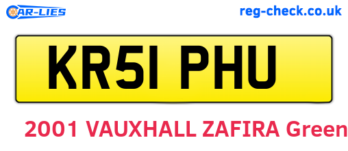 KR51PHU are the vehicle registration plates.