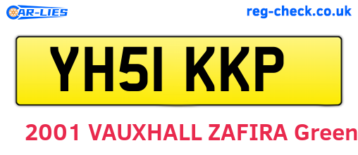 YH51KKP are the vehicle registration plates.