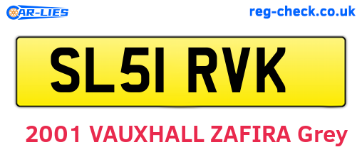 SL51RVK are the vehicle registration plates.