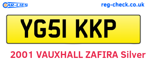 YG51KKP are the vehicle registration plates.