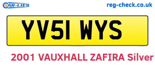 YV51WYS are the vehicle registration plates.