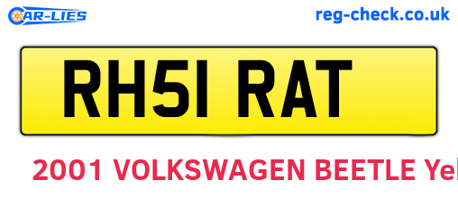 RH51RAT are the vehicle registration plates.