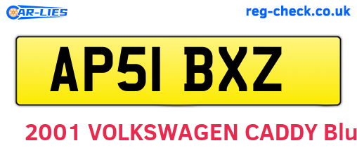 AP51BXZ are the vehicle registration plates.