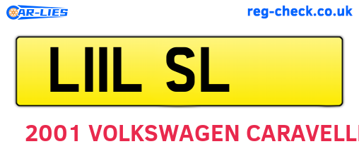 L11LSL are the vehicle registration plates.