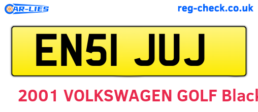 EN51JUJ are the vehicle registration plates.