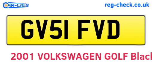 GV51FVD are the vehicle registration plates.