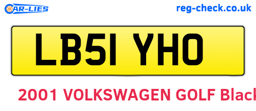 LB51YHO are the vehicle registration plates.