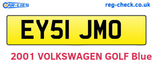 EY51JMO are the vehicle registration plates.