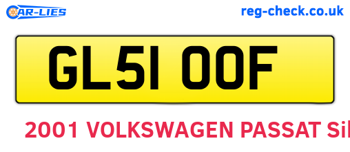 GL51OOF are the vehicle registration plates.