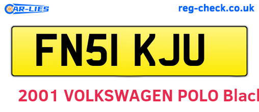 FN51KJU are the vehicle registration plates.