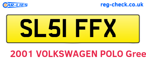 SL51FFX are the vehicle registration plates.
