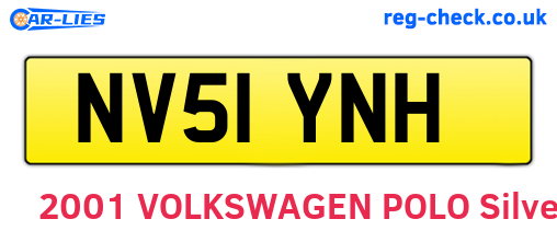 NV51YNH are the vehicle registration plates.