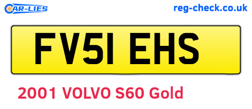FV51EHS are the vehicle registration plates.