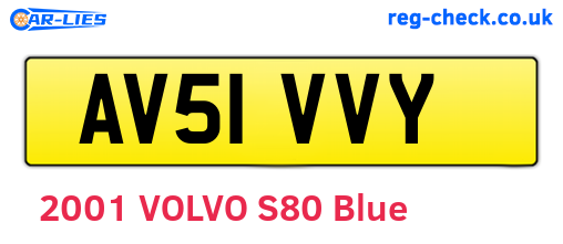 AV51VVY are the vehicle registration plates.