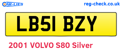LB51BZY are the vehicle registration plates.