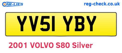 YV51YBY are the vehicle registration plates.
