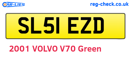 SL51EZD are the vehicle registration plates.