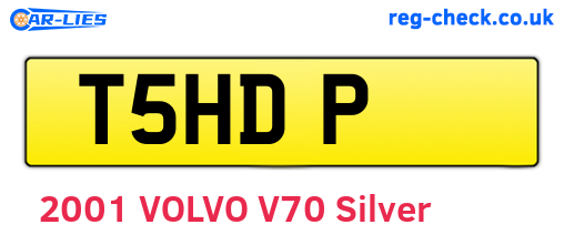 T5HDP are the vehicle registration plates.