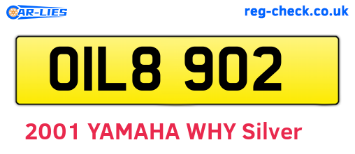 OIL8902 are the vehicle registration plates.