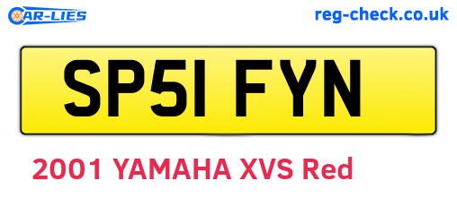 SP51FYN are the vehicle registration plates.