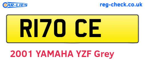 R17OCE are the vehicle registration plates.