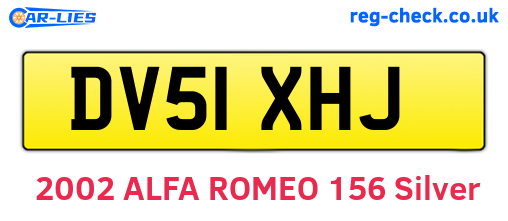 DV51XHJ are the vehicle registration plates.