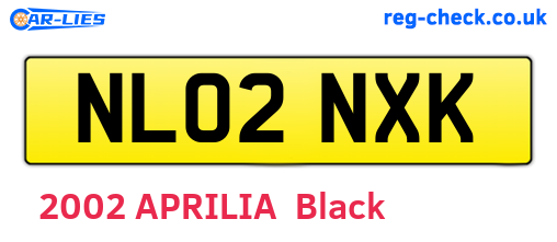 NL02NXK are the vehicle registration plates.
