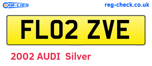 FL02ZVE are the vehicle registration plates.