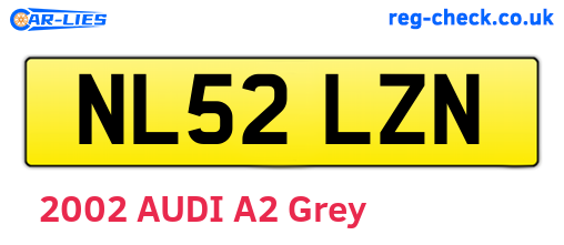 NL52LZN are the vehicle registration plates.