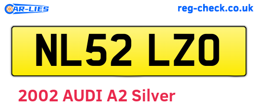 NL52LZO are the vehicle registration plates.