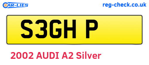 S3GHP are the vehicle registration plates.