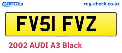 FV51FVZ are the vehicle registration plates.