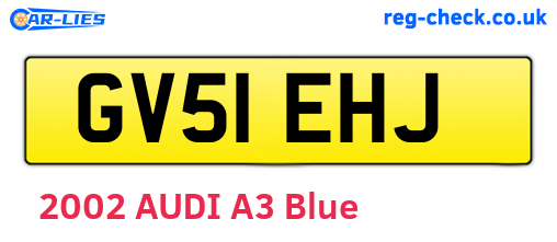 GV51EHJ are the vehicle registration plates.