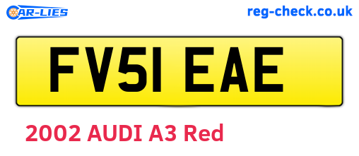 FV51EAE are the vehicle registration plates.