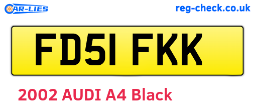FD51FKK are the vehicle registration plates.