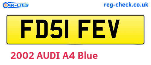 FD51FEV are the vehicle registration plates.