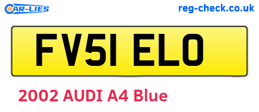 FV51ELO are the vehicle registration plates.