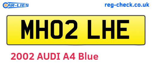 MH02LHE are the vehicle registration plates.
